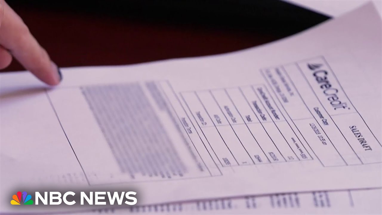 Critics slam medical credit cards as patient shares account of being signed up in hospital
