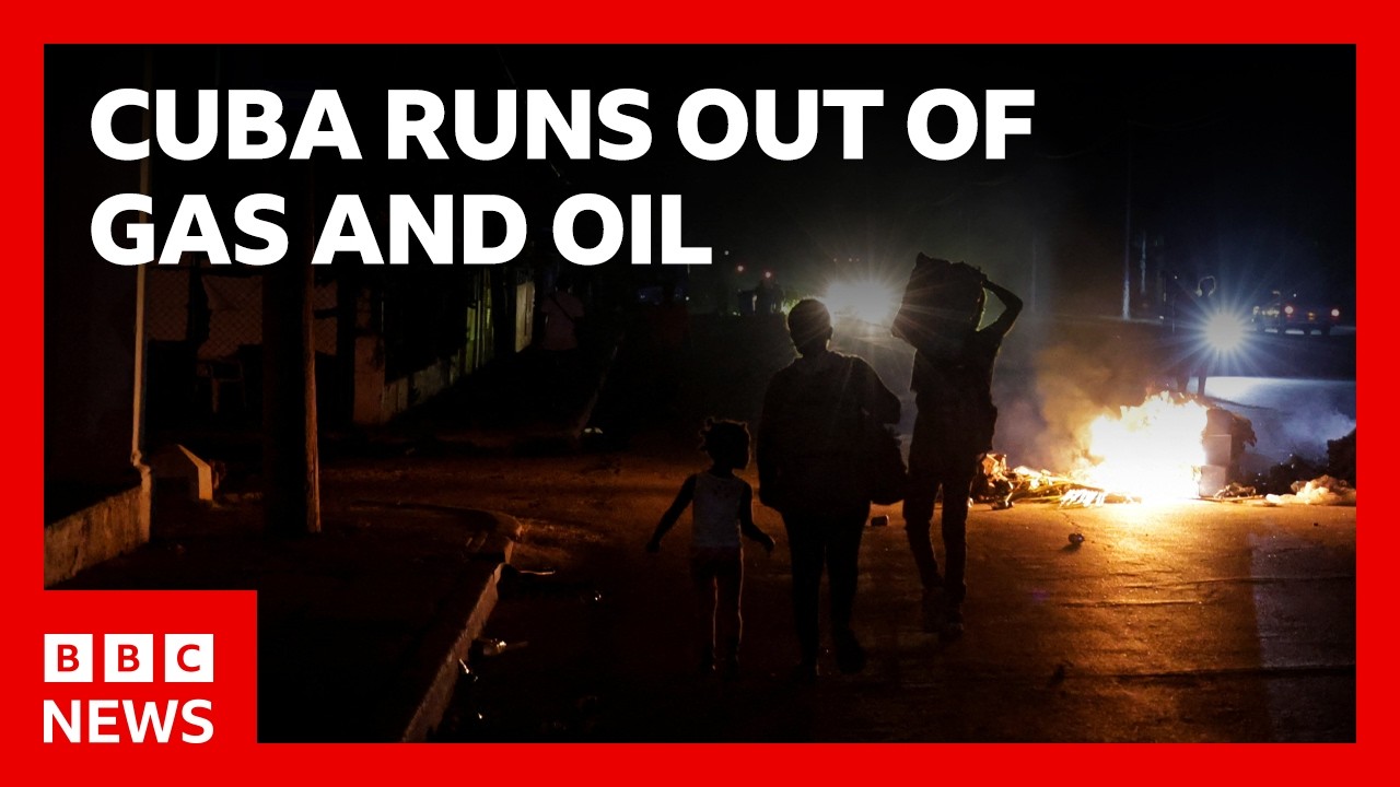 Cuba’s government says country has run out of diesel and oil | BBC News