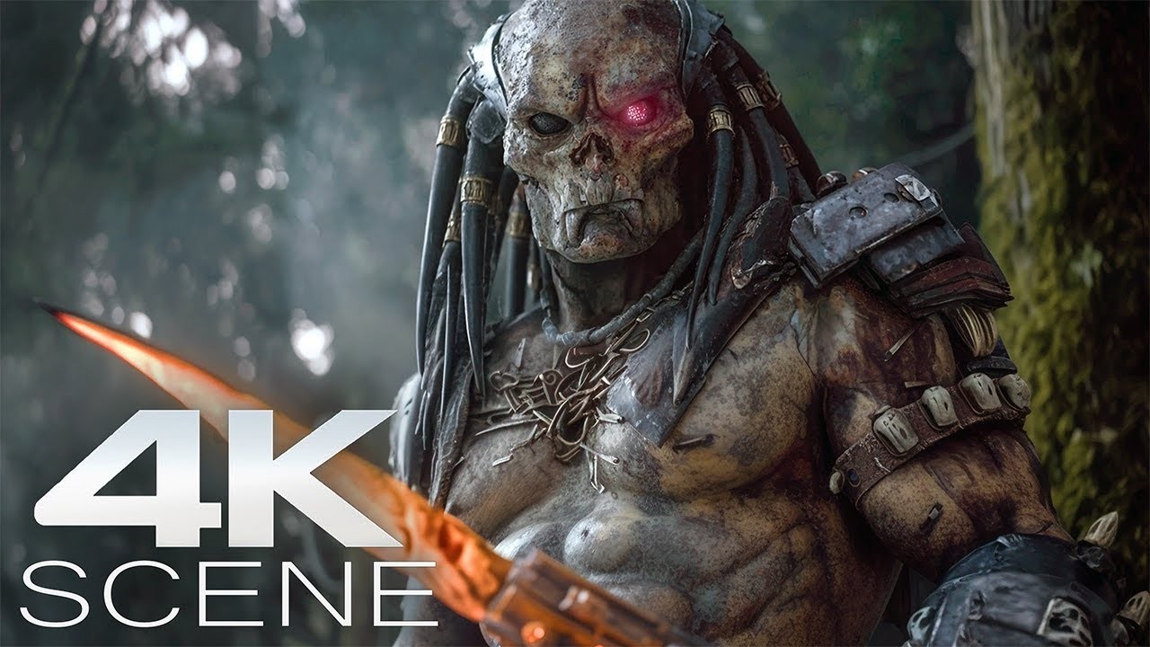Dek Vs Mechsuit Thia Clone (4K Blu – ray) Fight Scene Predator Badlands Clip | 2025