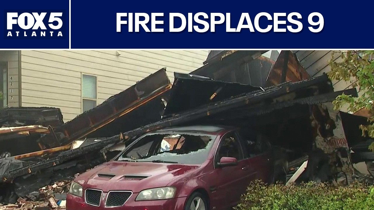 Devastating East Point house fire displaces 9 people | FOX 5 News