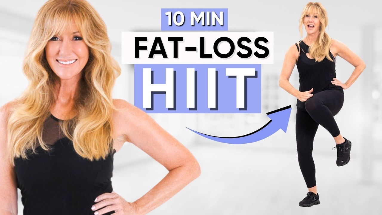 Do This 10 Minute HIIT Workout To Burn Belly Fat After 50!