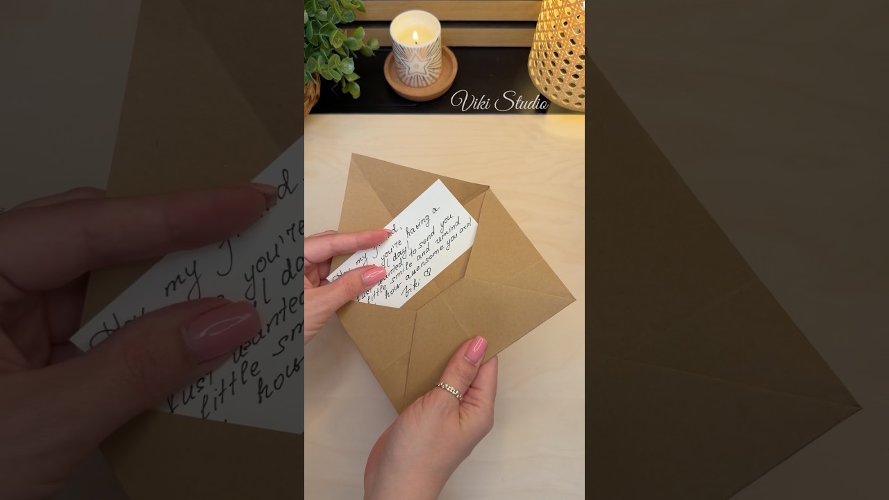 Easy Craft Ideas! Paper Envelope #fyp #foryou #diyproject #craftideas #diy