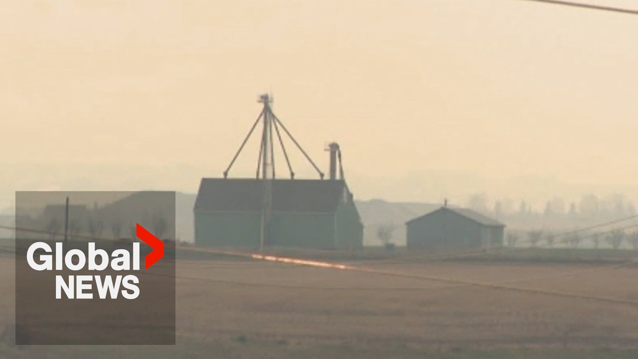 Evacuation order issued as wildfire rages near Sundre