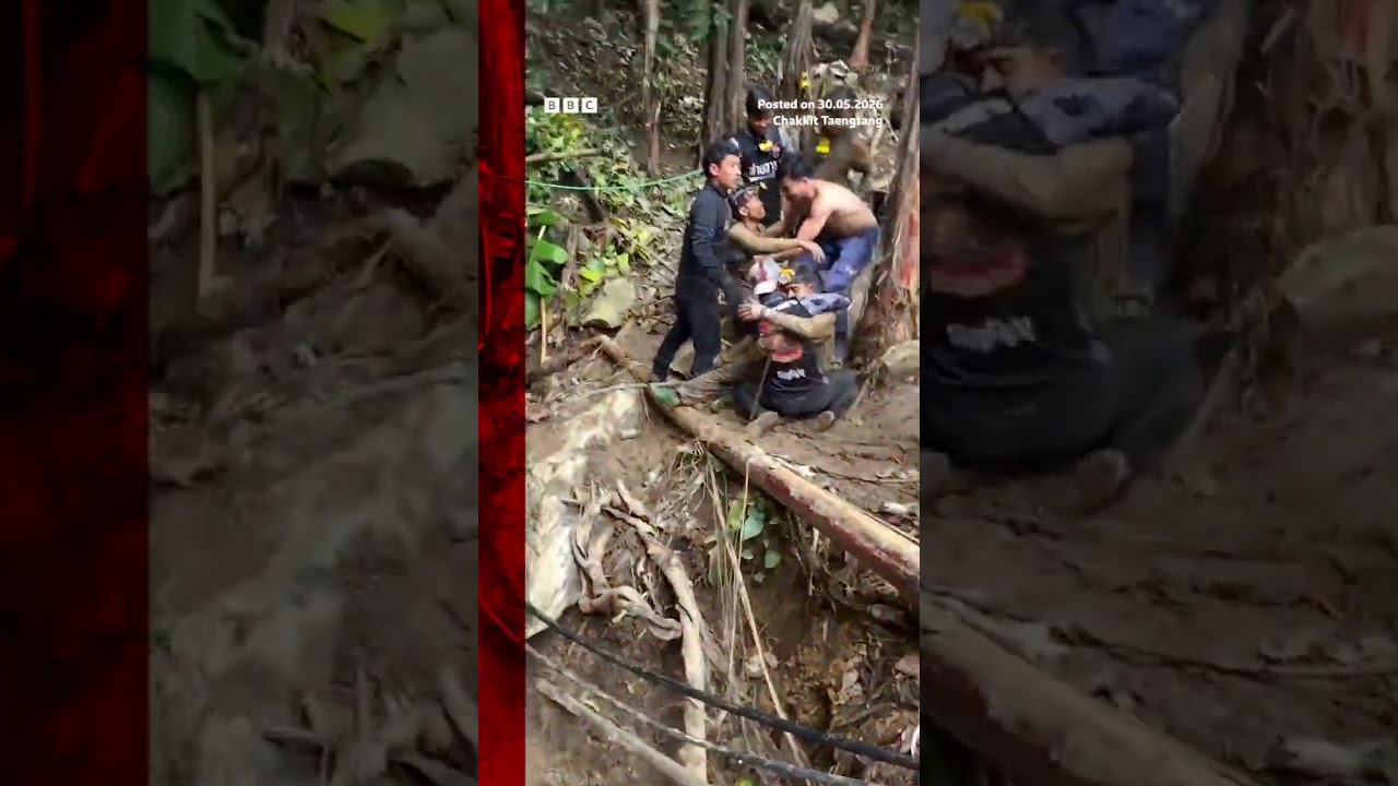 Four men trapped inside a flooded cave in Laos for 10 days have been freed. #BBCNews