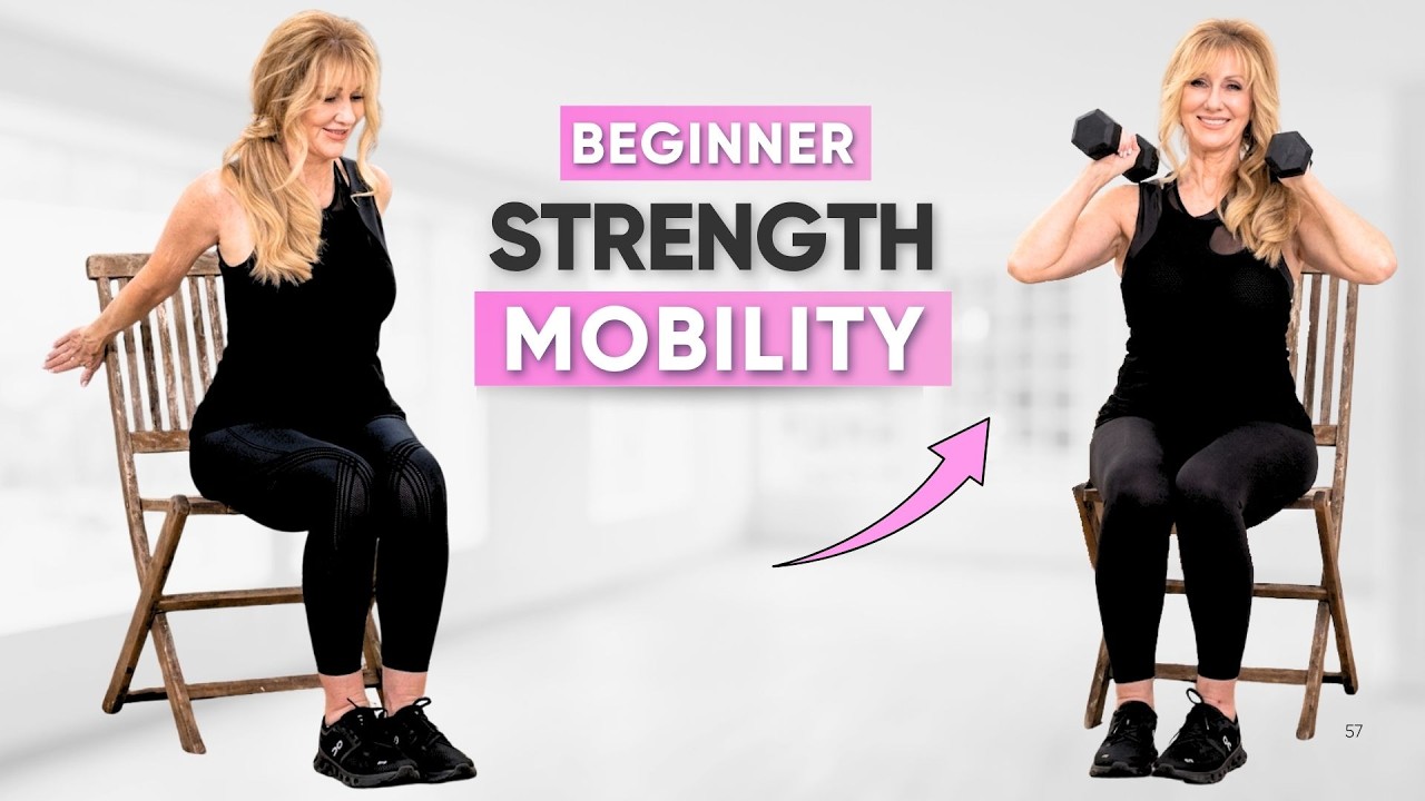 Full Body Chair Mobility And Strength for Beginners: Low Impact, Fast Results!