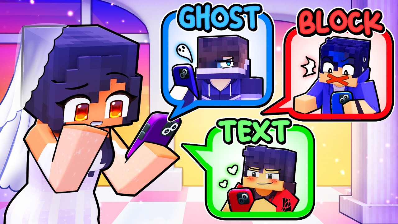 GHOST BLOCK TEXT in Minecraft!