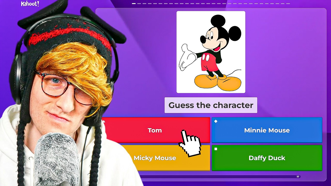 GUESS THE CARTOON CHARACTER