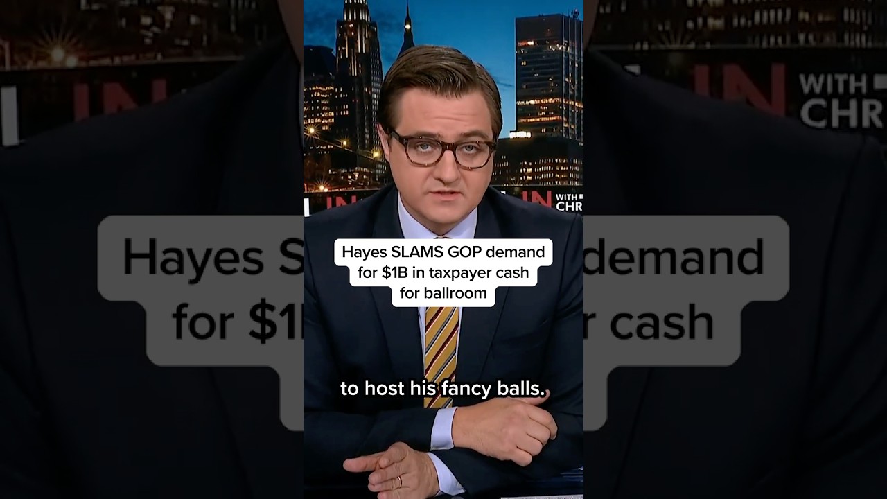Hayes SLAMS GOP demand for $1B in taxpayer cash for ballroom