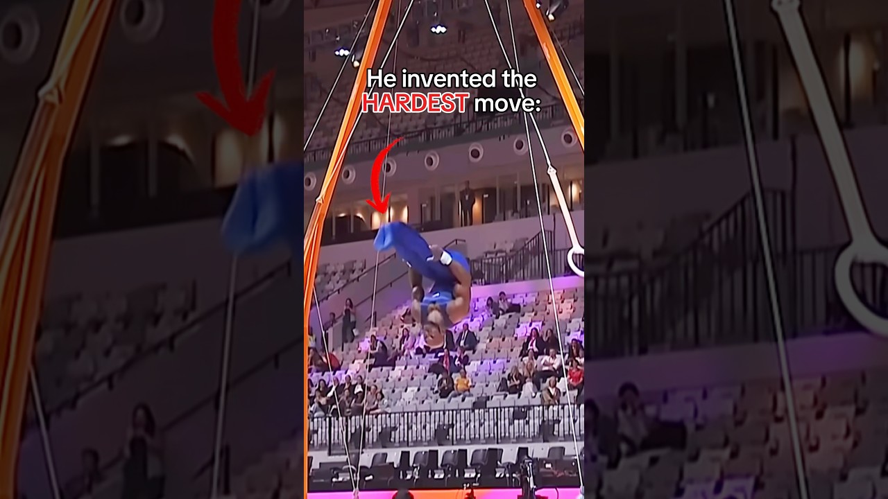 He invented the HARDEST move in the world 🤯 #gymnast #olympics #sports #fails #olympic