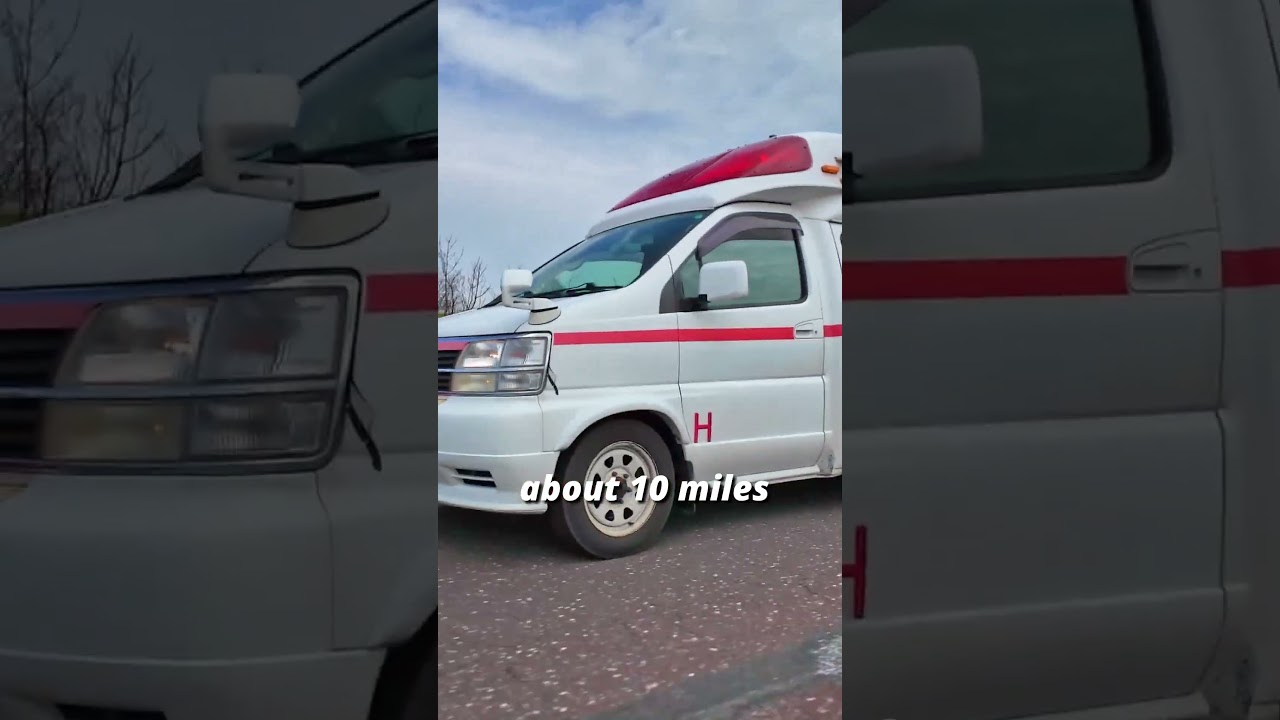How fast is a Japanese Ambulance? #cars #ambulance #ems #jdm
