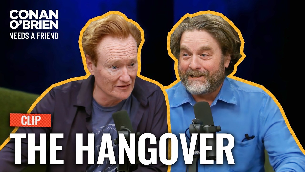 How Zach Galifianakis Reacted To The Success Of “The Hangover” | Conan O’Brien Needs A Friend