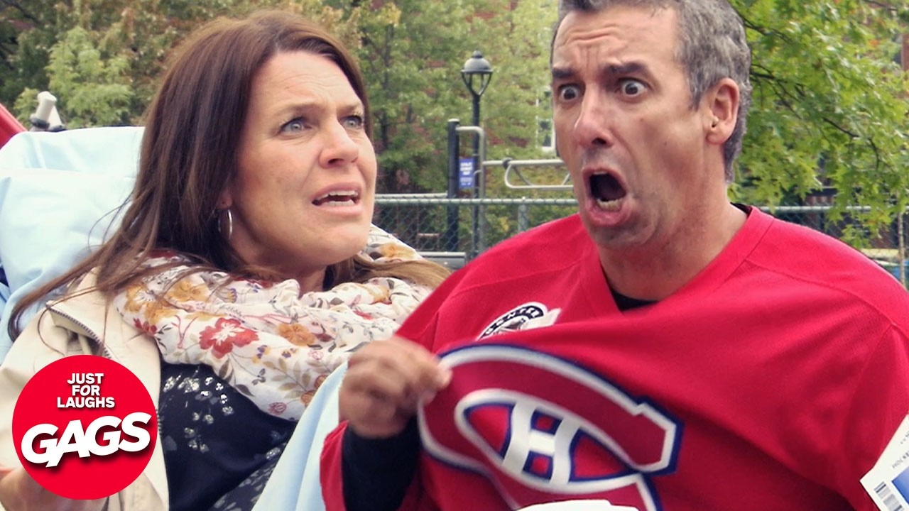 Husband Misses Child’s Birth For HABS Game #playoffs | Just For Laughs Gags
