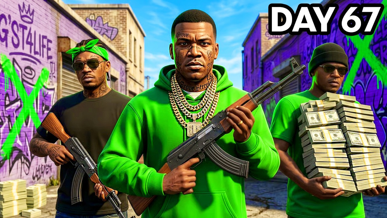 I Spent 100 Days Becoming the Biggest GANG In GTA 5