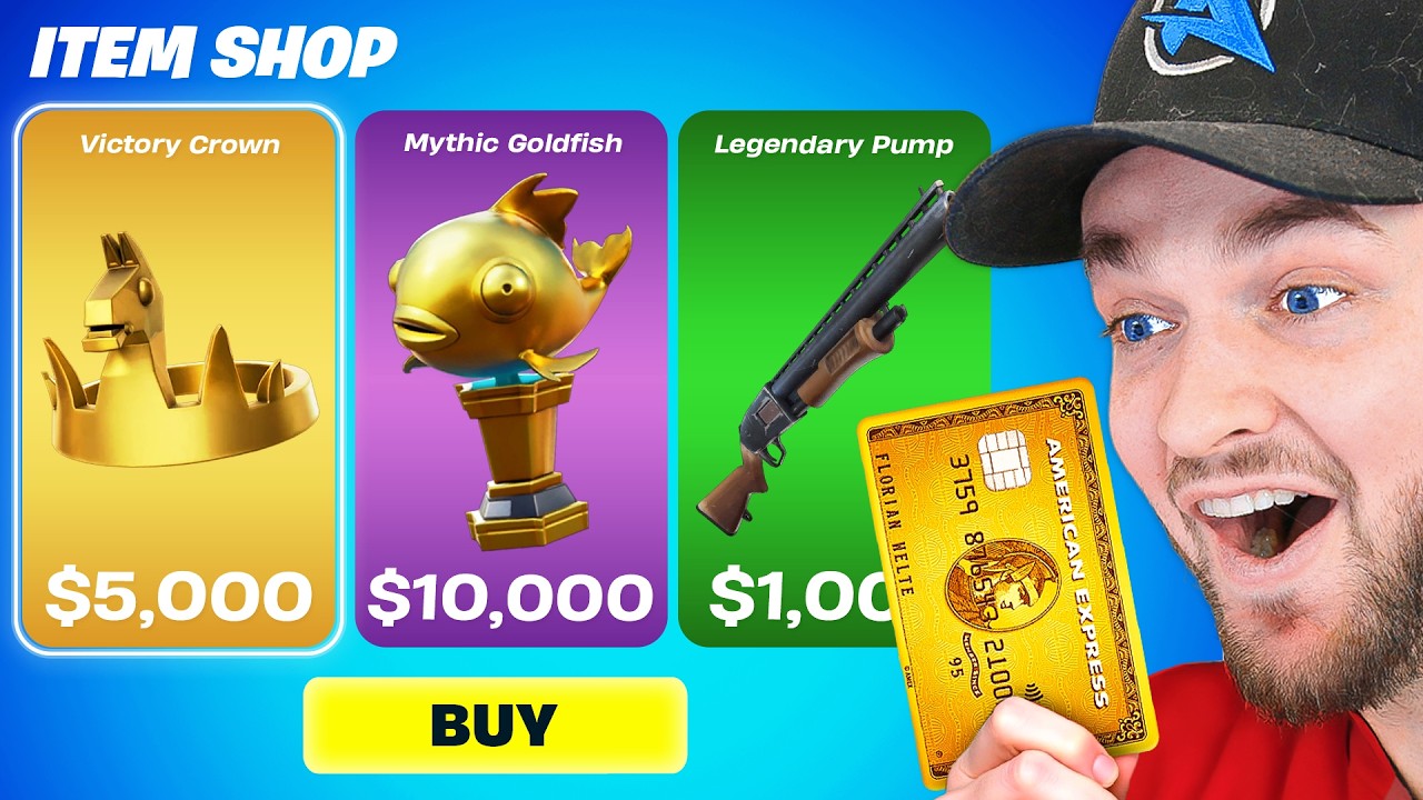I Spent $10,000 to PAY TO WIN in Fortnite!