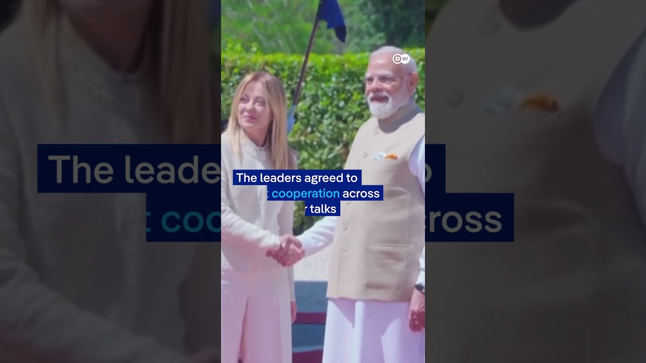 India’s Modi gifts ‘Melody’ to Italian PM Meloni | DW News