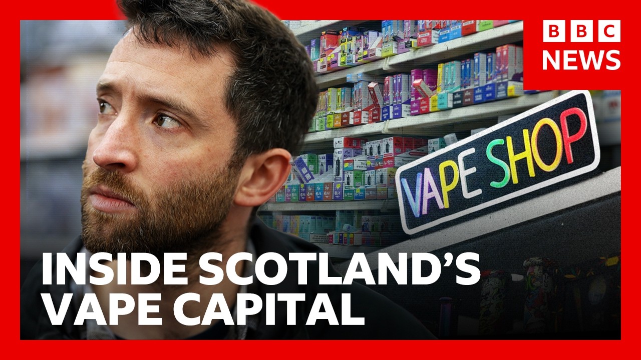 Inside Scotland’s vape shop capital: What’s behind the boom? | BBC News