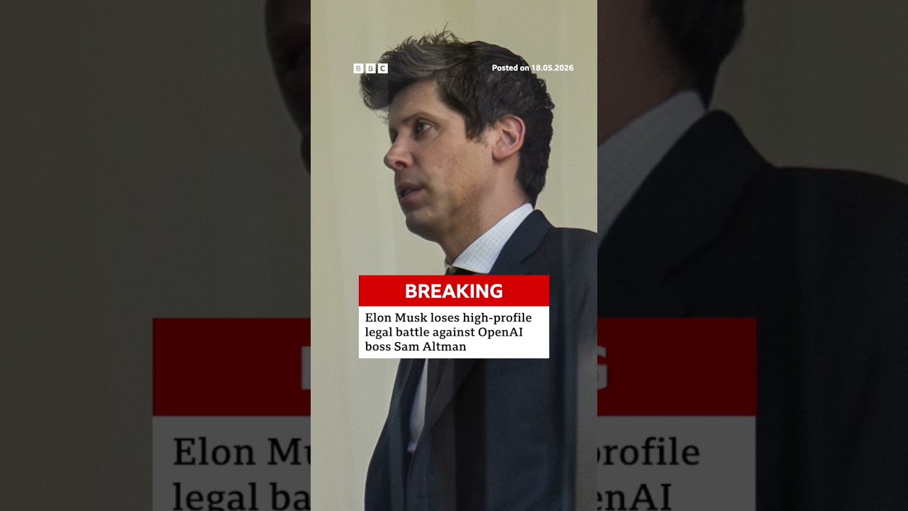 Jury tosses Elon Musk’s lawsuit against OpenAI and its boss Sam Altman. #USNews #BBCNews