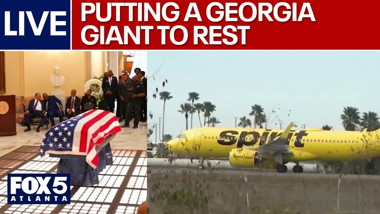 LIVE | David Scott laid to rest; Spirit airlines shutdown
