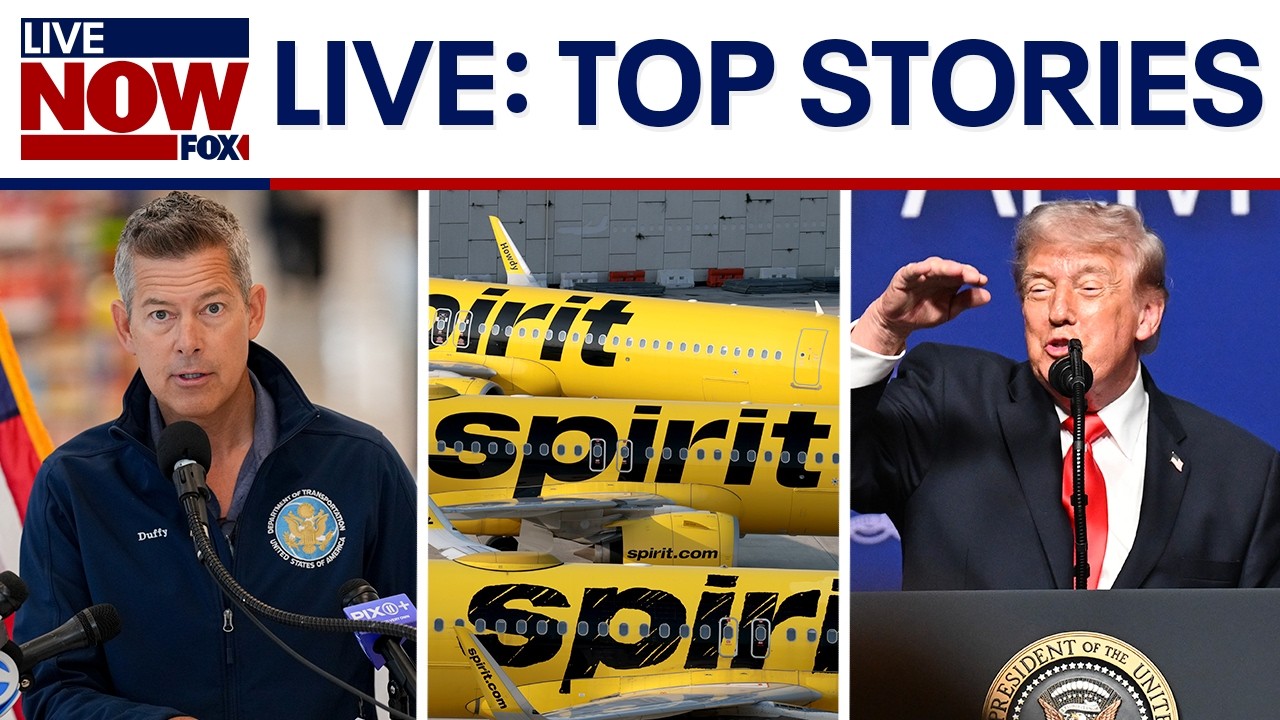 LIVE NEWS: Iran war latest, Trump travels to Miami, Spirit Airlines shutting down, top stories
