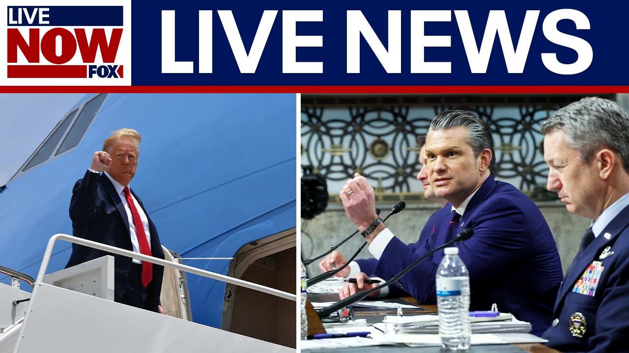 LIVE NEWS: Trump China departure, Hegseth testifies before House, Iran war, Tracking Hantavirus