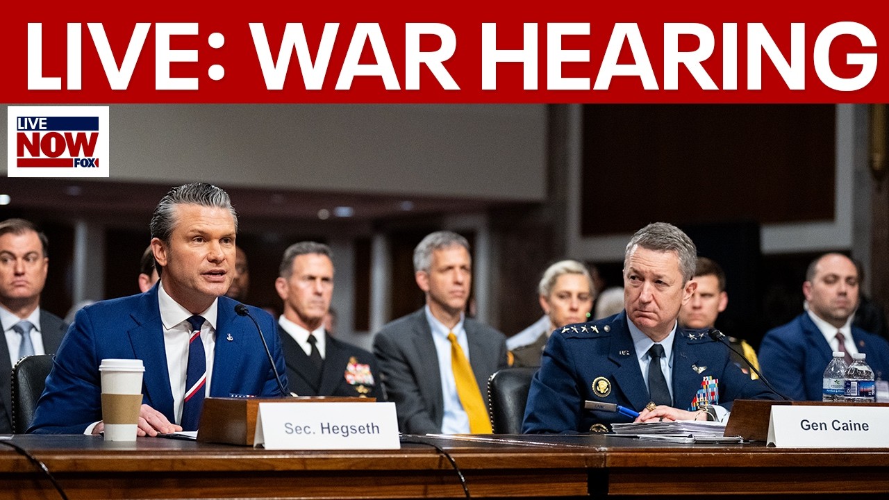LIVE SOON: Hegseth, Caine testify before House on amid Iran war