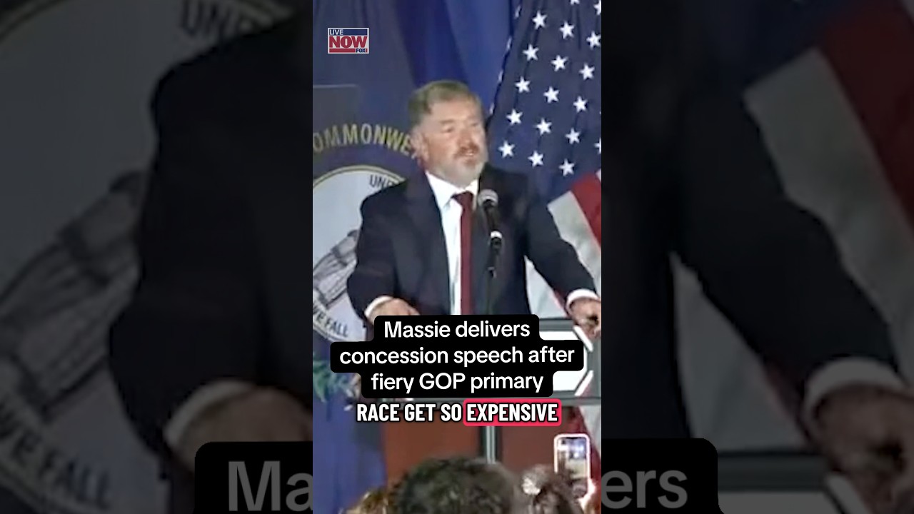 Massie gives concession speech