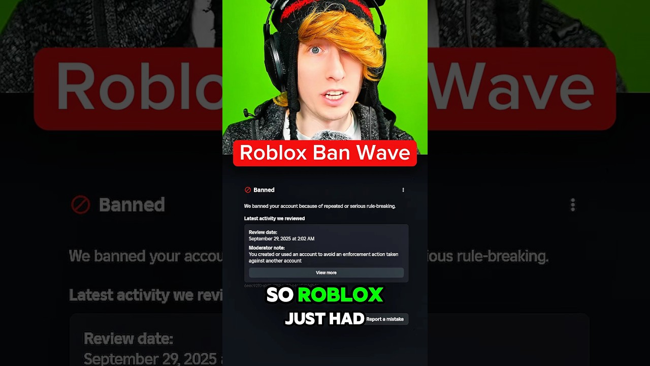 MASSIVE ROBLOX BAN WAVE 😰