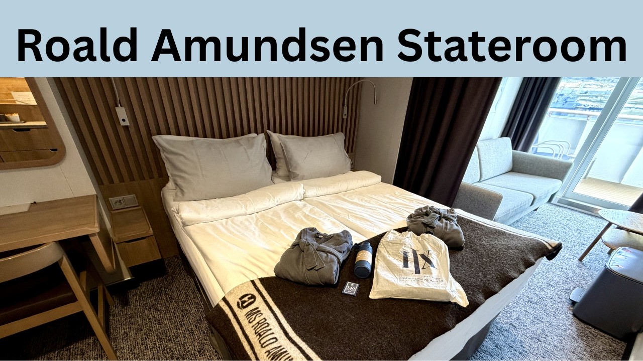 MS Roald Amundsen Stateroom Layout and Amenities: Arctic Superior Cabin