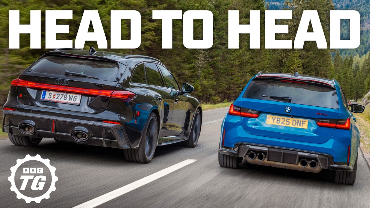 New Audi RS5 Avant vs BMW M3 Touring: Super-Wagon Showdown! | 4K