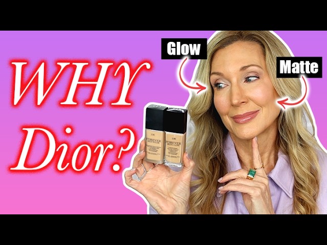 NEW Dior Glow Vs. Matte Tested Side By Side | New & Improved?