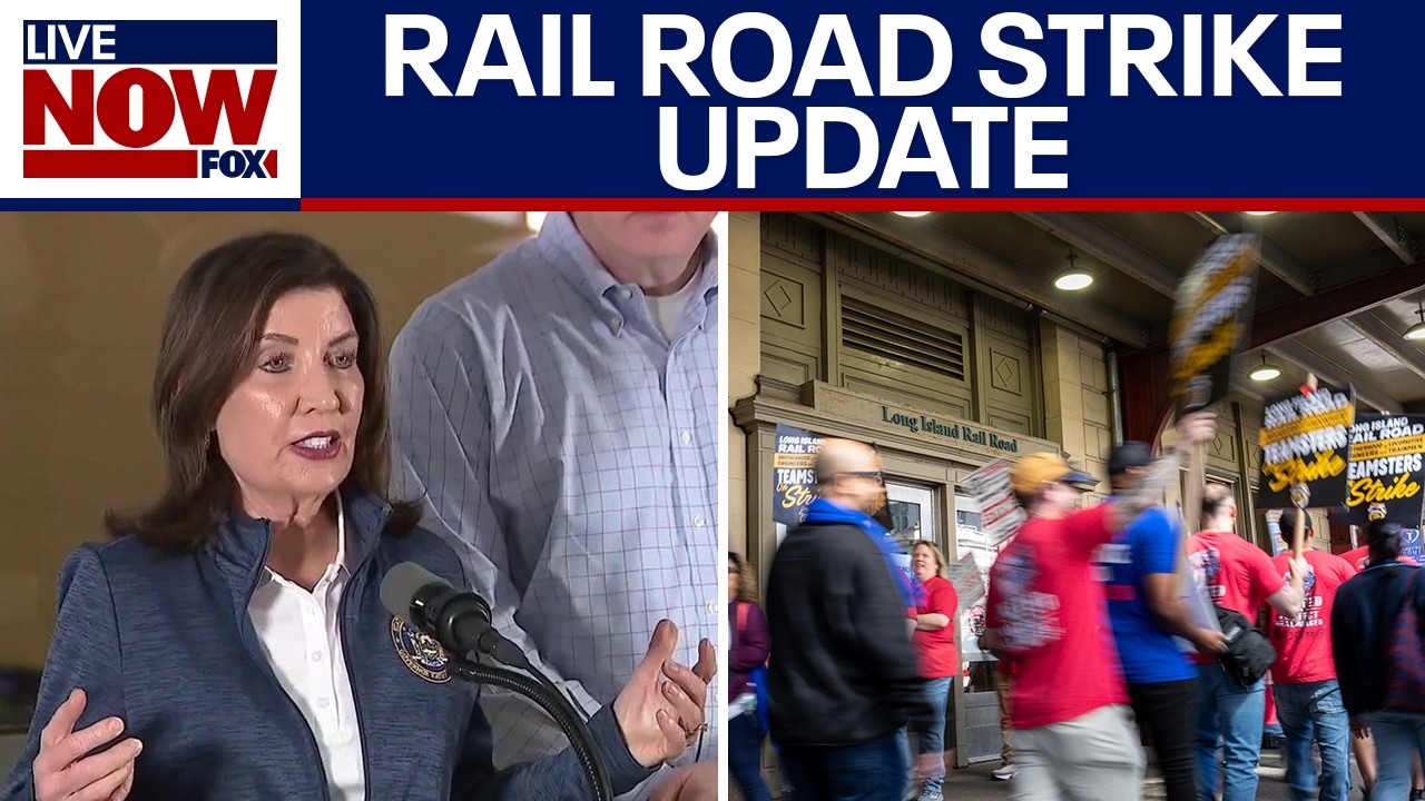 NY Gov.  Hochul holds briefing on Long Island Rail Road strike