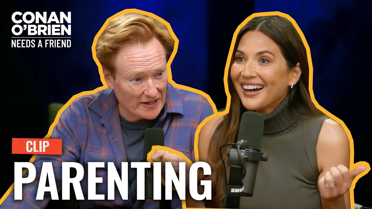 Olivia Munn Talks About Parenting With John Mulaney | Conan O’Brien Needs A Friend