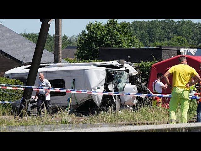 ‘One of the worst accidents’ at Belgian level crossing, officials say after deadly crash