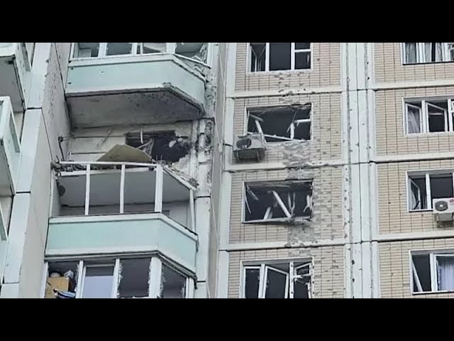 One of Ukraine’s largest drone attacks kills 3 in Moscow area, Russia says