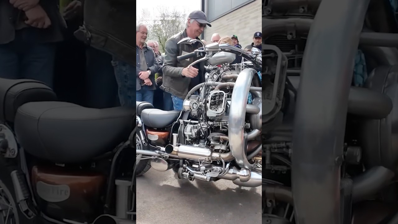 Plane Engine Motorbike! 🤯