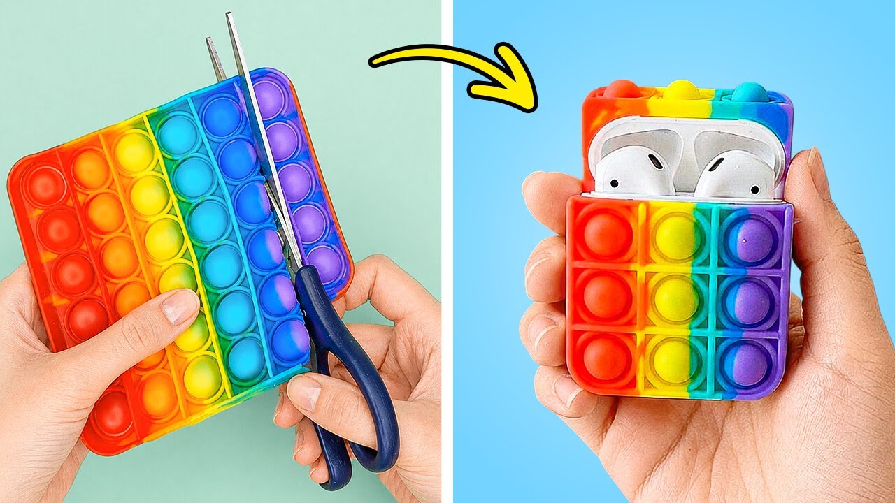 POP-IT DIY Challenge 🌈 and Rainbow Crafts Anyone Can Make