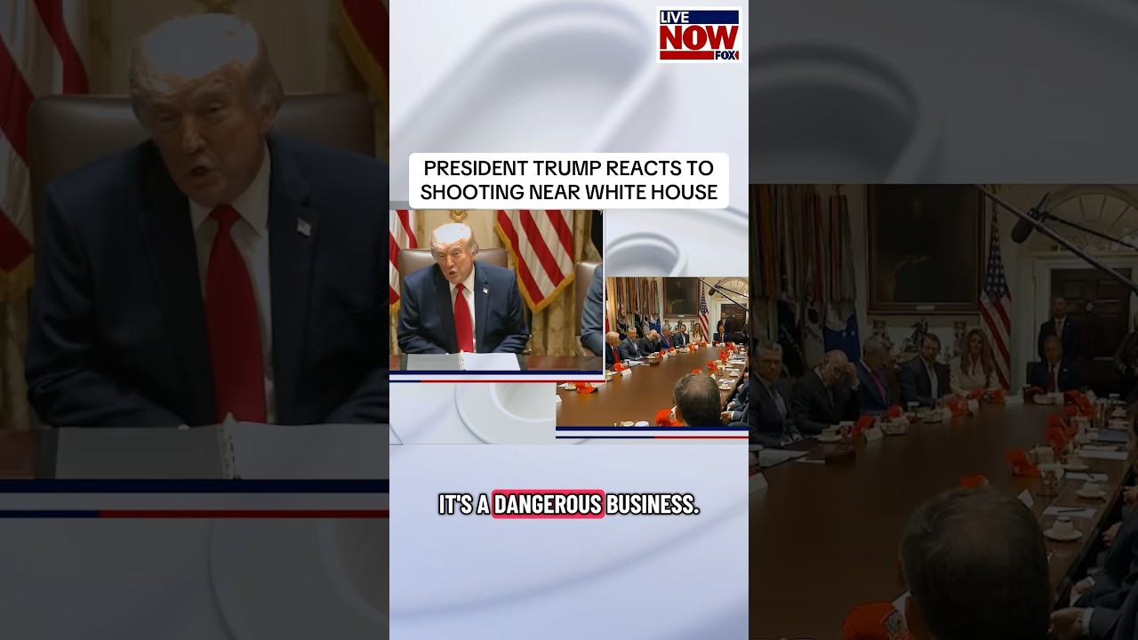 President Trump was asked on Wednesday about the latest shooting incident near the White House.
