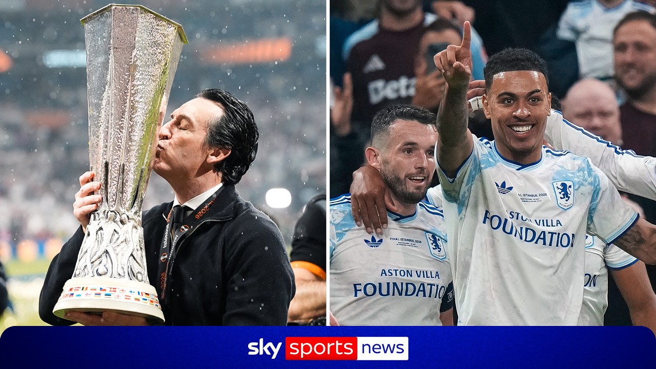 Reaction as Aston Villa win Europa League after beating Freiburg 3-0 in Istanbul