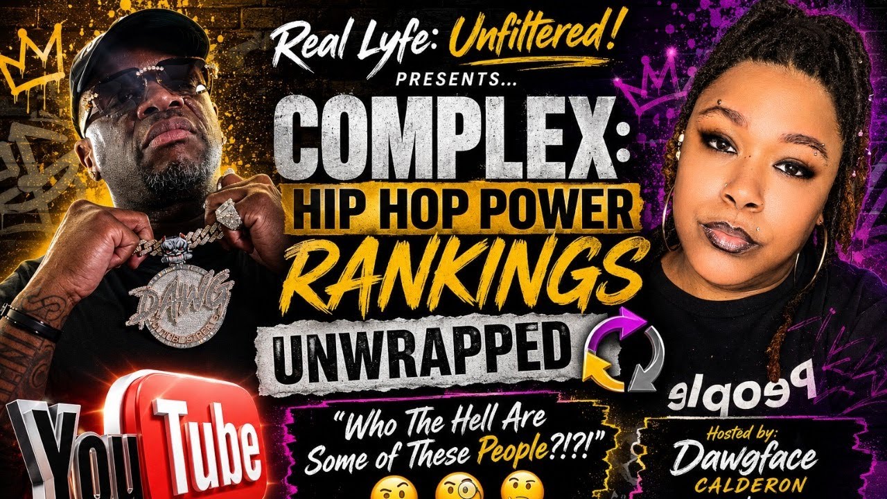 Real Lyfe: Unfiltered! COMPLEX: Hip Hop Media Power Ranking Unwrapped! | EP 21