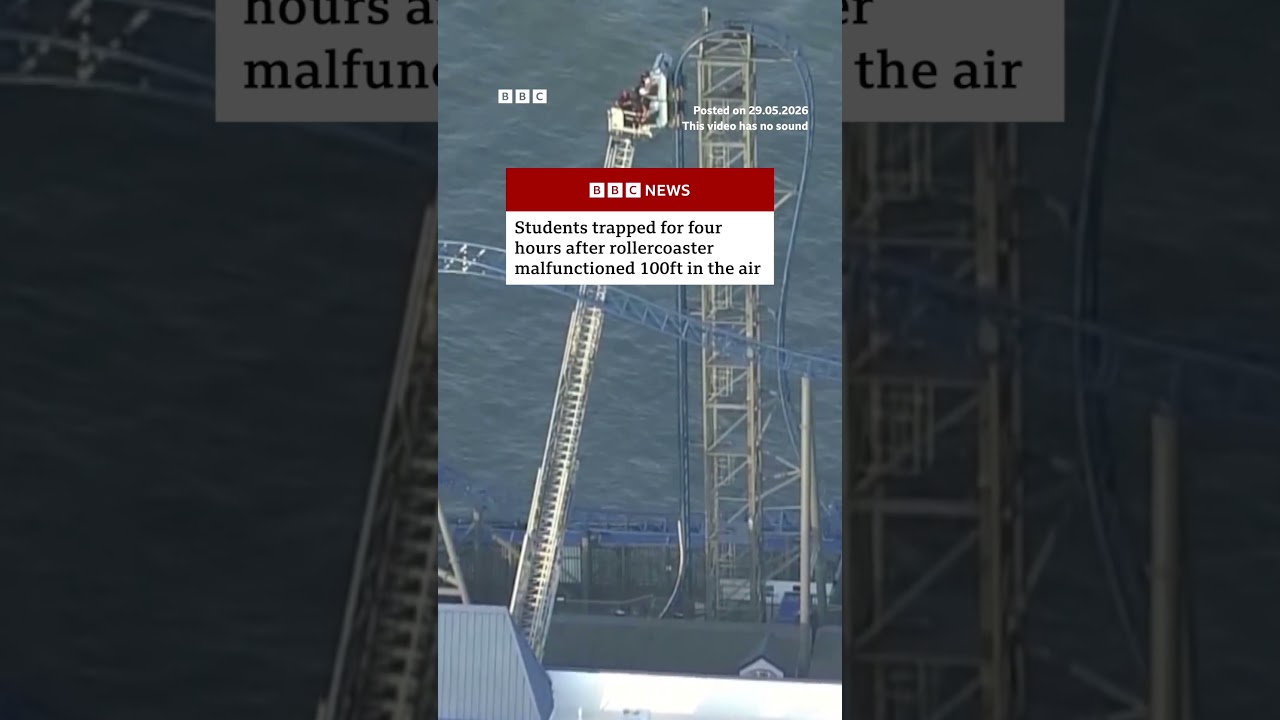 Rescue teams free eight riders stuck on malfunctioning rollercoaster. #Texas #BBCNews