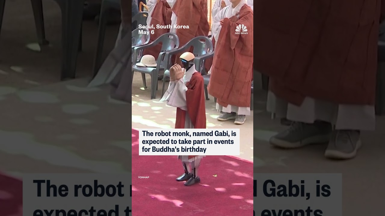Robot monk debuts in South Korea