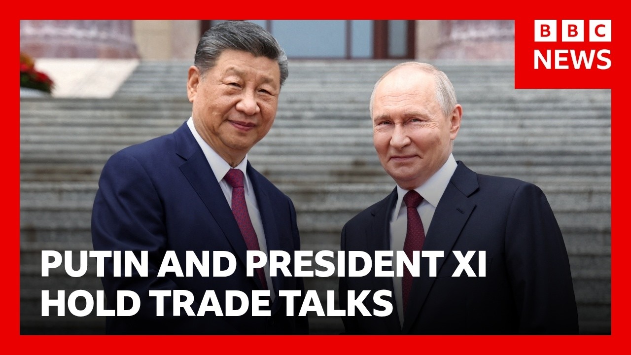 Russia-China ties at ‘unprecedentedly high level’, Putin tells Xi | BBC News