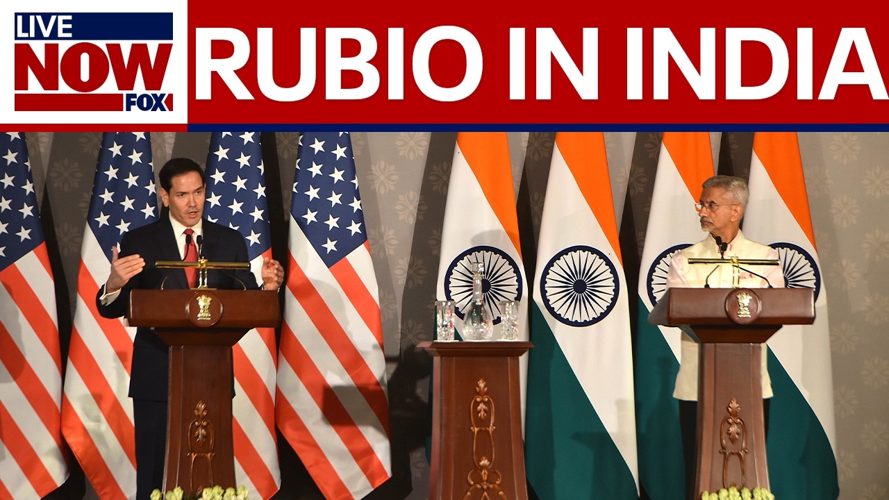 Sec.  Rubio delivers remarks in New Delhi