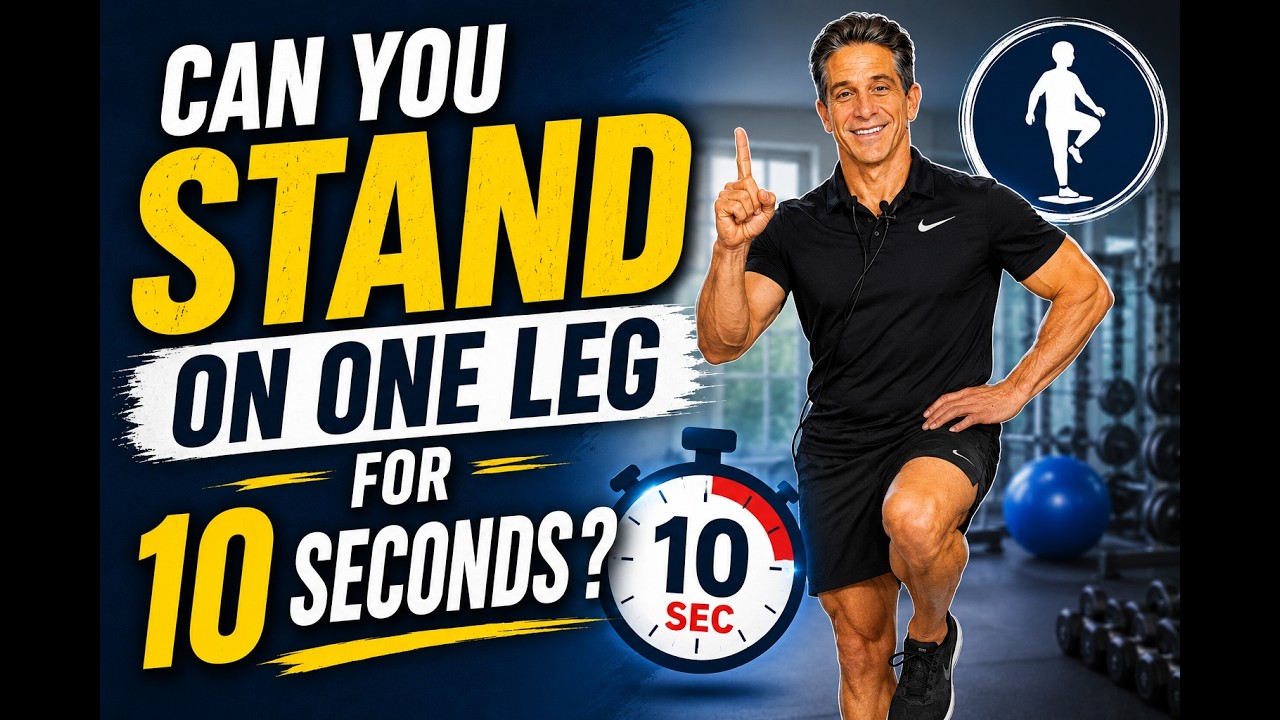 Seniors: Can You Stand on One Leg for 10 Seconds?