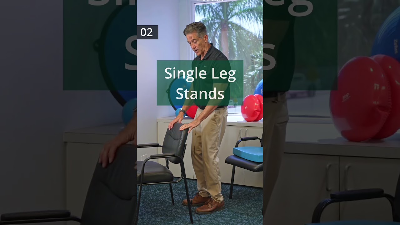 Seniors: The Single-Best Exercise to Improve Balance!  #seniorfitness #fallprevention