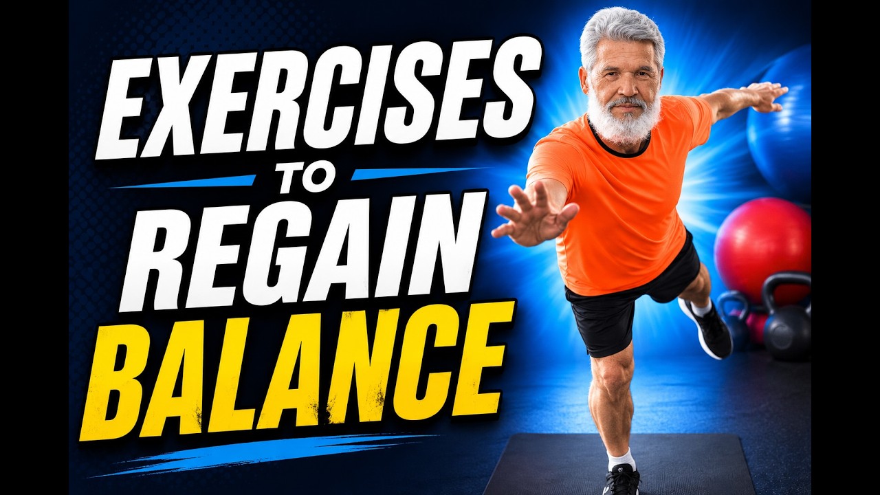 Seniors:The Best 3 Exercises to Regain Balance!