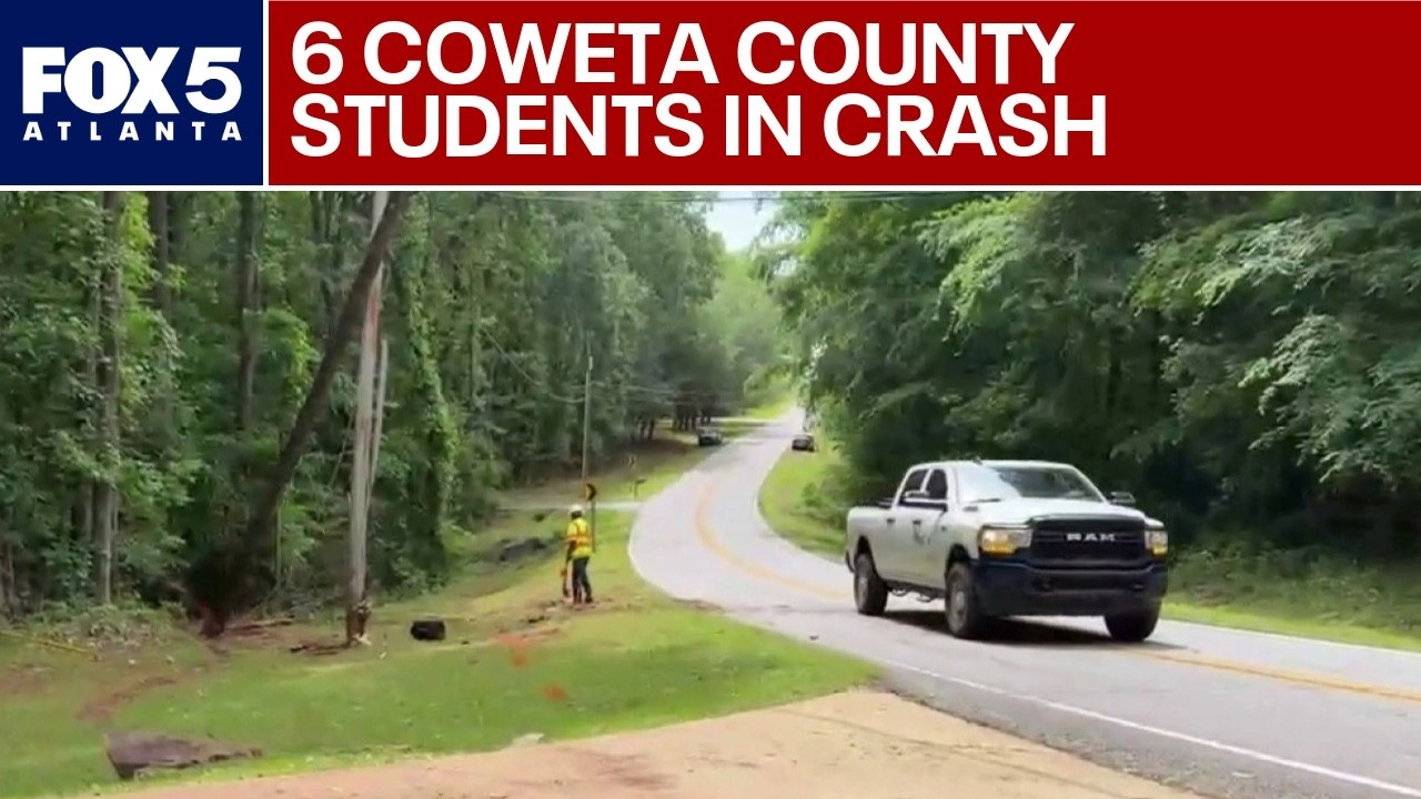 Six Coweta Co. students injured in crash | FOX 5 News