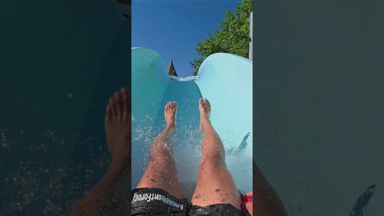 Slalom Water Slide at Aquapark Nessebar 🇧🇬