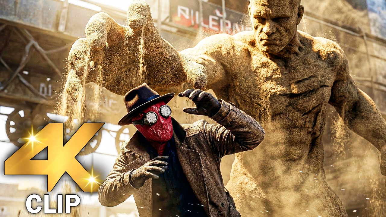 Spider Noir Vs Sandman – Fight Scene | SPIDER NOIR (2026) CLIP 4K
