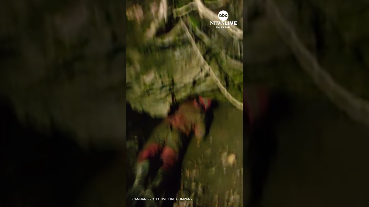 State Forest Rangers freed a man pinned for hours in a narrow cave crevice in upstate New York